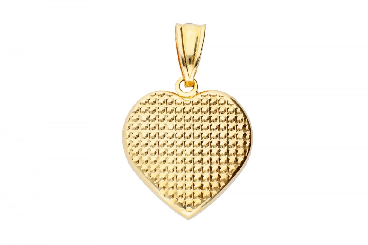 necklace Theseus Torment Pandantiv aur 14k inima gravabila Cod PD10597 | Vezi Pret | Aur si Argint  AEC