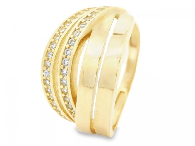 Bijuterii aur online - inel aur galben - autentic din aur 14K, culoare aur galben